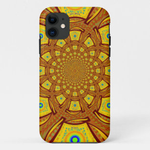 Capa Para iPhone 11 Ouro Caleidoscópio