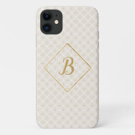 Capa Para iPhone 11 Ouro Do rico E Branco Personalizado