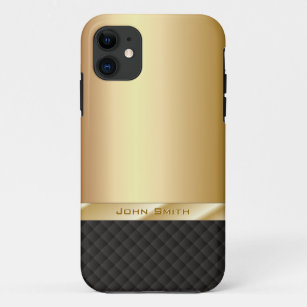 Capa Para iPhone 11 Ouro elegante com caso conhecido feito sob