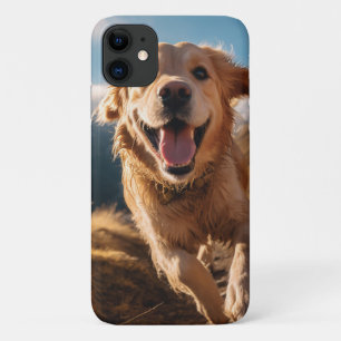 Capa Para iPhone 11 Ouro Feliz em Execução