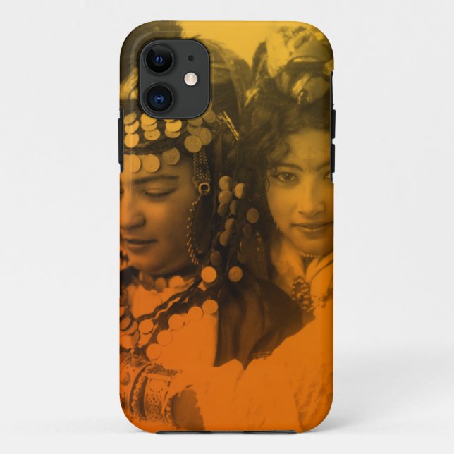Capa Para iPhone 11 Ouro Magrebe Ouled Naïl Berber Rapariga Mulher do  (Verso)