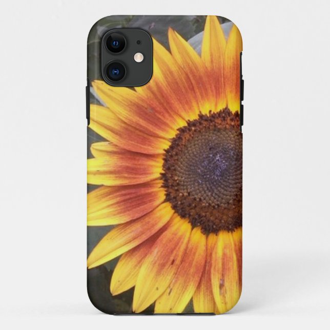 Capa Para iPhone 11 Ouro Sunflower iPhone 5 case (Verso)