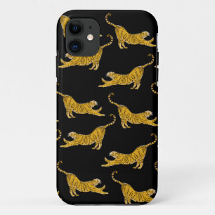 Capa Para iPhone 11 Ouro Tigrescapas de iphone de gabinete