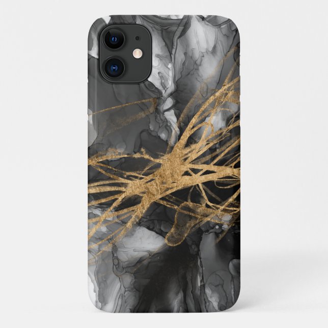 Capa Para iPhone 11 Ouro Vortex I (Verso)