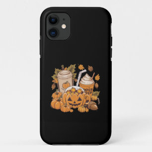 Capa Para iPhone 11 Outono Família Halloween Dia de Ação de Graças Fof