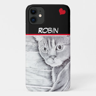 Capa Para iPhone 11 Ouviu isso com coração vermelho?