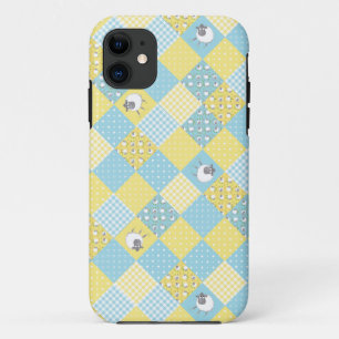Capa Para iPhone 11 Ovinos, Casos de Patchwork de Falhas do País iPhon