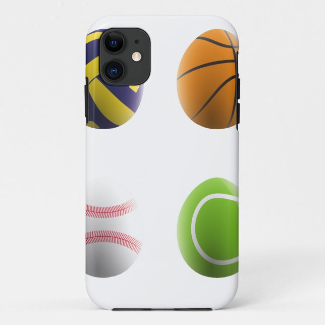 Capa Para iPhone 11 ovos de Páscoa desportivos (Verso)