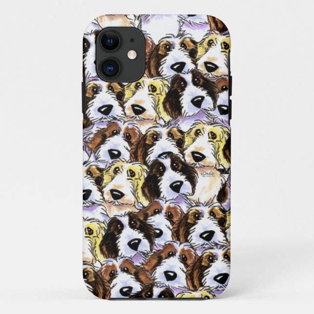 Capa Para iPhone 11 Pacote PBGV (Verso)