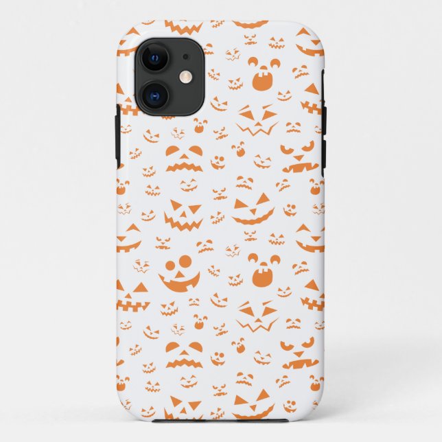 Capa Para iPhone 11 Padrão Assustador do Halloween (Verso)