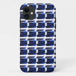 Capa Para iPhone 11 Padrão Azul