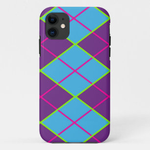 Capa Para iPhone 11 Padrão Clássico Argyle