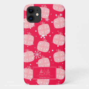 Capa Para iPhone 11 Padrão Clássico de Férias-Presente de Natal