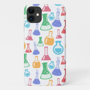 Capa Para iPhone 11 Padrão Colorido de Ciência/Química