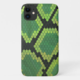 Capa Para iPhone 11 Padrão Colorido de Snakeskin