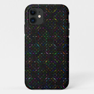 Capa Para iPhone 11 Padrão colorido de tecnologia, codificação e eletr
