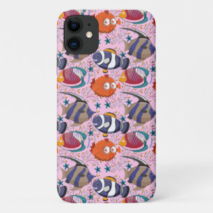 Capa Para iPhone 11 Padrão de animais aquáticos vida submarina do