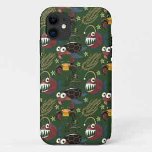 Capa Para iPhone 11 Padrão de animais aquáticos vida submarina do