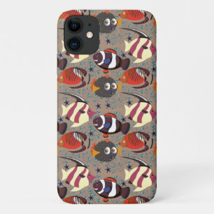Capa Para iPhone 11 Padrão de animais aquáticos   vida submarina do 