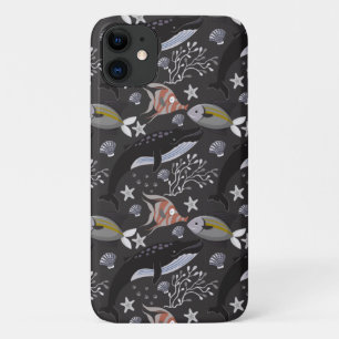 Capa Para iPhone 11 Padrão de animais aquáticos   vida submarina do 