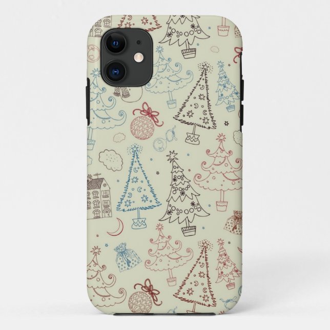 Capa Para iPhone 11 Padrão de ano novo (Verso)
