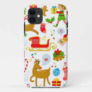 Capa Para iPhone 11 Padrão de ano novo