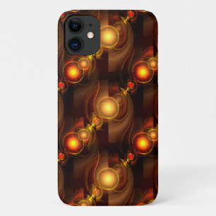Capa Para iPhone 11 Padrão de Arte Abstrata Boho Elegante Moderno Dour