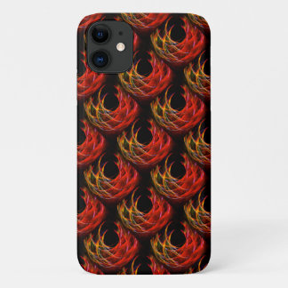 Capa Para iPhone 11 Padrão de Arte Abstrata Elegante Boho Moderno Fofo