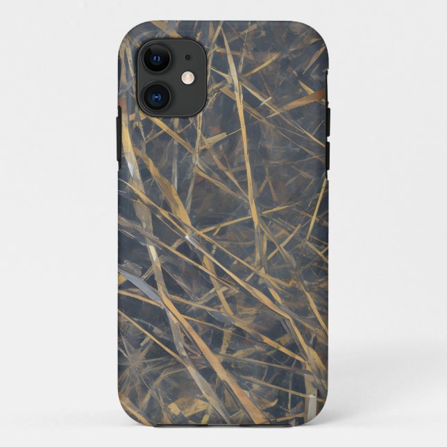 Capa Para iPhone 11 padrão de arte moderna abstrato (Verso)