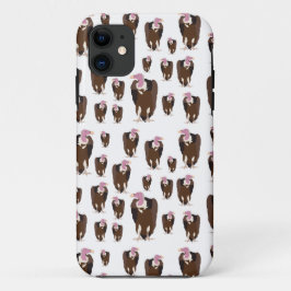 Capa Para iPhone 11 Padrão de Aves Abutre