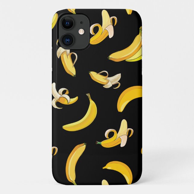 Capa Para iPhone 11 Padrão de Banana 5 (Verso)