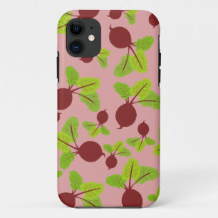 Capa Para iPhone 11 Padrão de beterraba