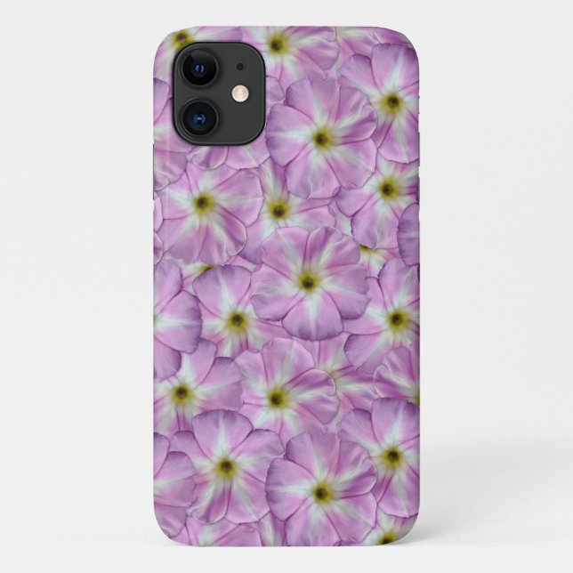 Capa Para iPhone 11 Padrão de Bindweed Invisível (Verso)