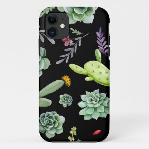 Capa Para iPhone 11 Padrão de Cacto 2