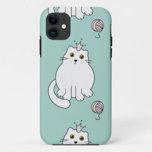 Capa Para iPhone 11 Padrão de Cat