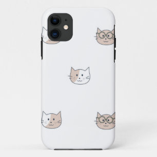 Capa Para iPhone 11 Padrão de Cat
