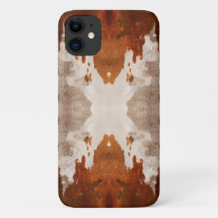 Capa Para iPhone 11 Padrão de couro de vaca caleidoscópio