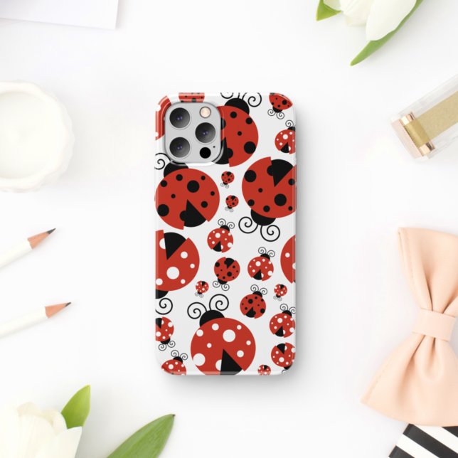 Capa Para iPhone 11 Padrão De Damybugs, Damybugs Grafos, Damybugs Verm (Criador carregado)
