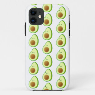Capa Para iPhone 11 Padrão de desenho do abacate bonito