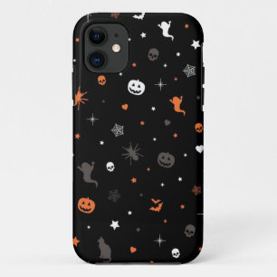 Capa Para iPhone 11 Padrão de Dia das Bruxas