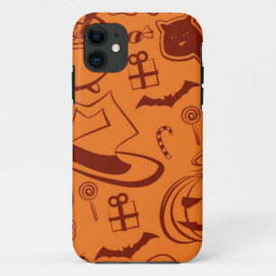 Capa Para iPhone 11 Padrão de Dia das Bruxas
