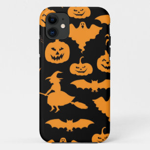 Capa Para iPhone 11 Padrão de Dia das Bruxas