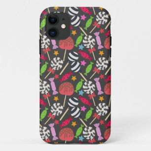 Capa Para iPhone 11 Padrão de doces Padrão do lombo pirulito 12
