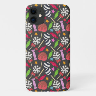 Capa Para iPhone 11 Padrão de doces Padrão do lombo pirulito 12