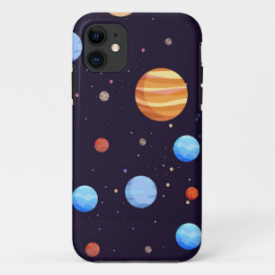 Capa Para iPhone 11 Padrão de espaço