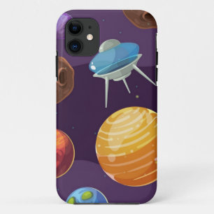 Capa Para iPhone 11 Padrão de espaço