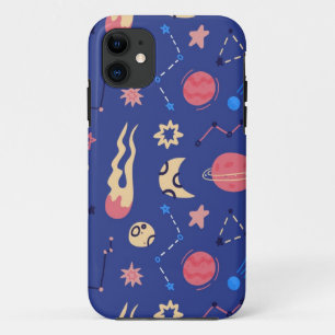 Capa Para iPhone 11 Padrão de espaço