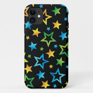 Capa Para iPhone 11 Padrão de estrelas