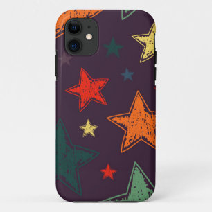 Capa Para iPhone 11 Padrão de estrelas