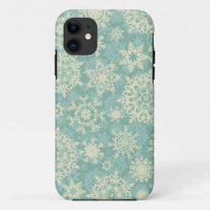 Capa Para iPhone 11 Padrão de flocos de neve